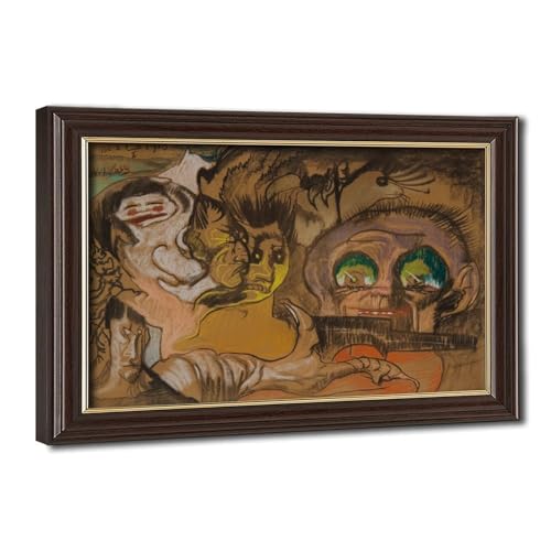 Toile Witkiewicz Green Eye Impression Idéale pour Sublimer un Bureau et Inspirer la Créativité