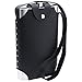Maxam KTFLSH64 Drinkware Stainless Steel Flask with Sheath, Jumbo, Silver