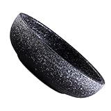 TOGEVAL Keramik Ramen Schüssel Dicke Suppenschale Japanischer Stil Tiefe Salat Reisschale Vielseitige Servierschüssel für Nudeln Suppe Pasta Kalte und Warme Speisen für Zuhause und