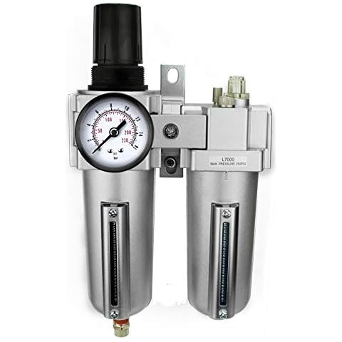 1/2" Compressed Air in Line Filter, Regulator, Oiler Lubricator, Combo Cover