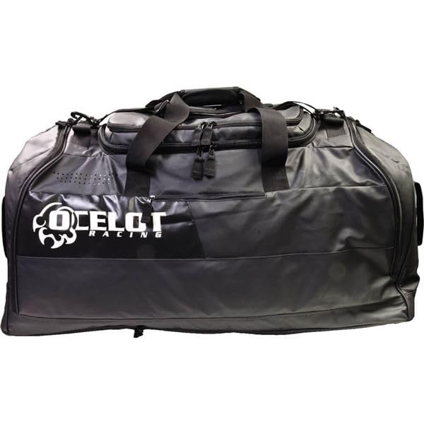Ocelot Pro Gear Duffle Bag - Essential Duffle Bag for Travel, Heavy Duty Duffle Bag for Camping Gear, Motorcycle Gear, Gym Gear, and Travel Gear - Duffle Bag for Men and Women - Black2