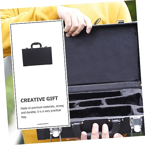 ERINGOGO Portable Clarinet Storage Box Hard Protective Case for Clarinet Carrying Handle Black Musical Instrument Storage Bag - Thumbnail 7