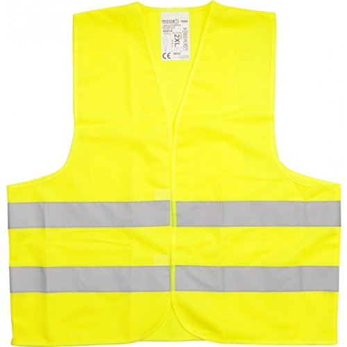 VOREL 74664 - chaleco de seguridad amarillo tamaño l