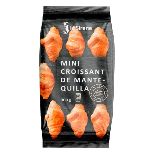 La Sirena Mini Croissant De Mantequilla, 300g (Congelado)