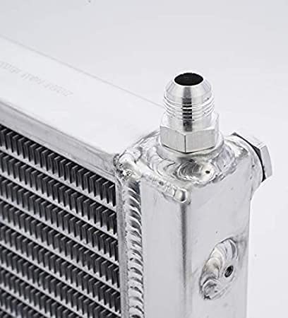 オイルクーラー 高効率 平型コア Amazon | PQYRACING 汎用 オイルクーラー コア AN10 30段 薄型