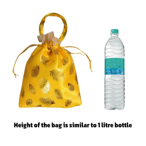 Image of VIG Enterprises Silky And Shiny Potli Batwa Bags /Thamboolam Bags For Wedding Party Return Gifts Party Gifts For Guest-