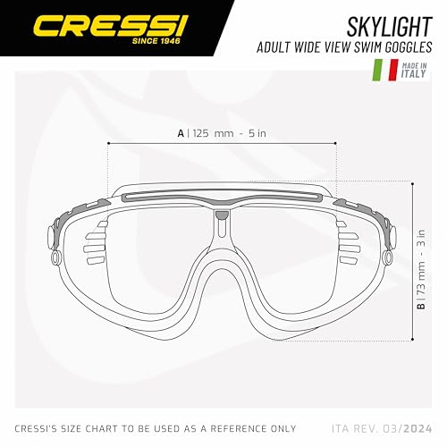 Image of Cressi Skylight, Swim Goggles Adult - Cressi: Italian Quality Swimming Gear Since 1946