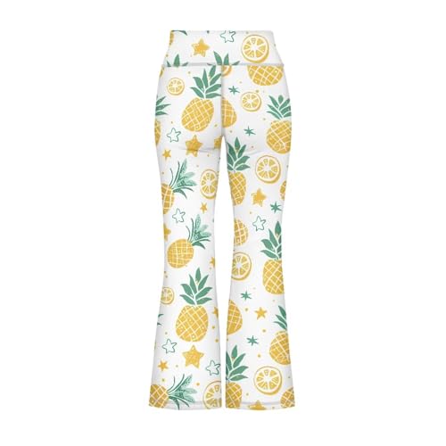 Kids Yoga Pants Casual High Waisted Skinny Flare Leggings Bootcut Sweatpants for 5-14Y Girls2