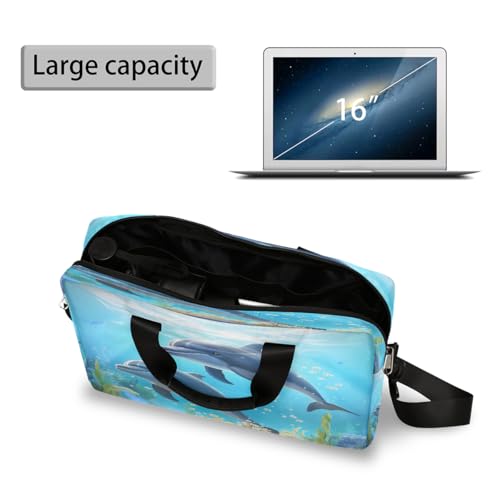 Bolso para Laptop 15.6-16 pulgadas con diseño de delfín miniatura 5