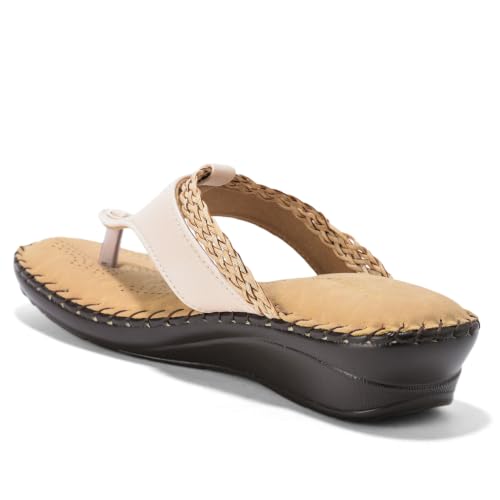 Image of SELBRO Doctor-Plus Diabetic & Orthopedic Slippers for Women with Super Extra Soft Padding C1