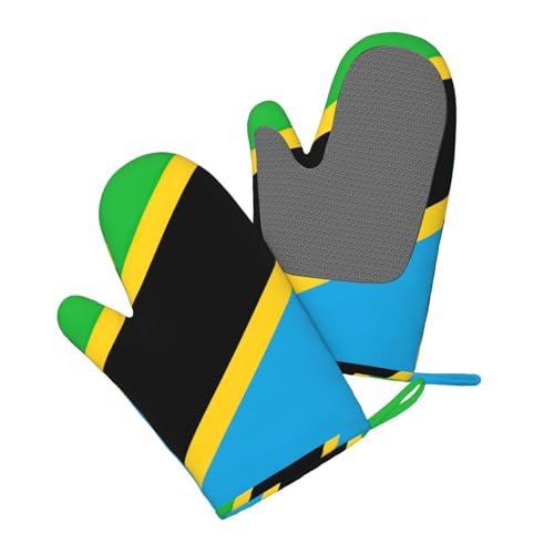 Gants de cuisine et maniques imprimés Tanzanie - Idée cadeau originale - 4