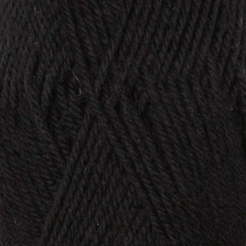 Image of ProKart Premium Woolen 4 ply Hand Knitting Wool Yarn | Fine Weight Knitted and Crocheted Soft Yarn for Sweater, Scarf, Hat, Baby Clothes (1 Ball /100 Gram Each) (Black, 100gms x 4 Pack)