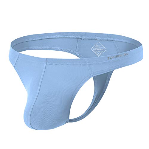 ZONBAILON Mens G Strings Soft Low Rise Sexy Men Thongs