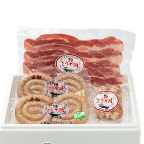 北海道 食べ比べ 4種セット ぐる巻き ソーセージ にんにく チーズ ベーコン シャンシャン ハム 北海道産 豚肉 粗挽き 手作り 詰め合わせ ギフト お取り寄せ お肉屋 たどころ