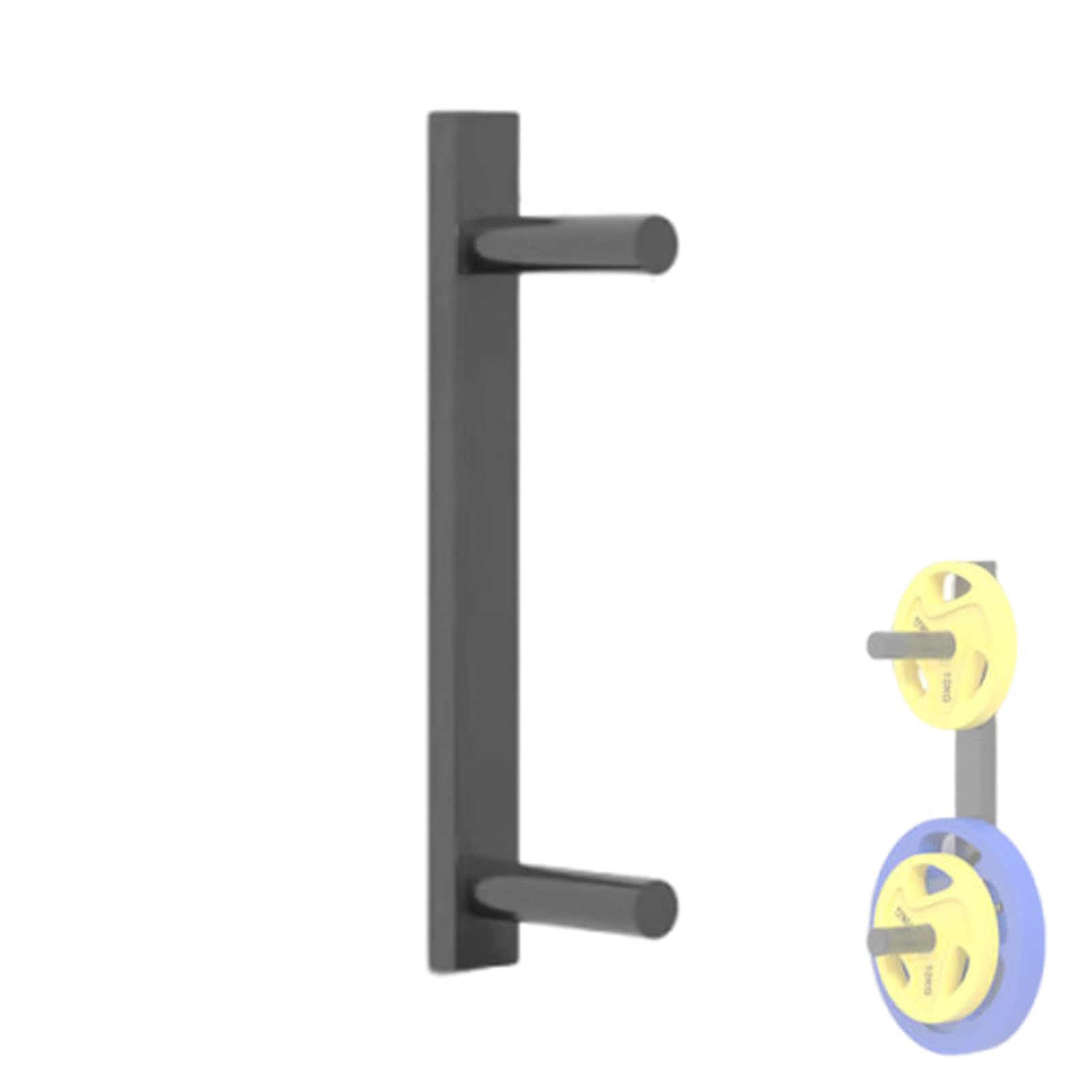 Soporte para Discos De Pesas, Soporte De Pared para Almacenar Discos De Pesas, Ahorra Espacio, Compatible con Discos Estándar De 2,5 Cm