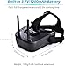 5.8G FPV Goggles with Antennas: 3 Inch Screen 5.8G 40CH Build in Battery Video Headset for Analog FPV camera and Transmitter FPV Drone RC Car Airplane RC Hobbies