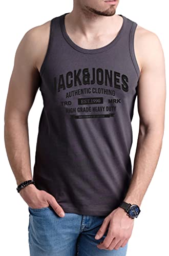 JACK & JONES Herren Tank-Tops Vielfältige Prints | Schmale Passform und atmungsaktive Baumwolle (Havka TT Opt 1, XL) 1