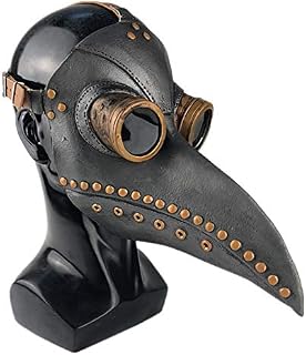 Forart Plague Doctor Bird Mask Long Nose Beak Cosplay Retro Steampunk Props