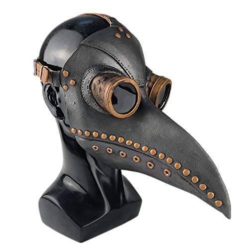 Forart Plague Doctor Bird Mask Long Nose Beak Cosplay Retro Steampunk Props