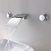 Produktbild Stilvoller moderner High-End-Modehahnwasserfall in der Wandwaschbeckenmischer-  Monobloc-  Badezimmerfamilie