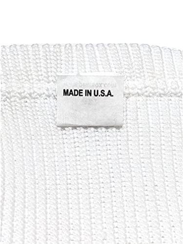 Pear Sox Pro Weight Solid Color Hockey Socks (White, Youth)2