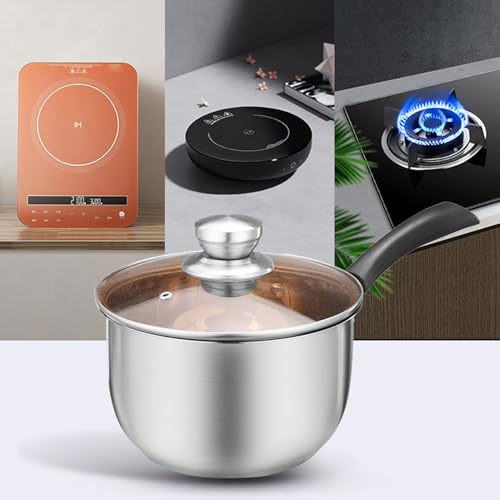 Casserole en acier inoxydable 201 compacte pour chauffer vite