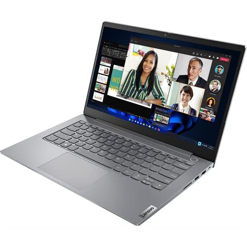 Image of Lenovo ThinkBook Laptop, 14 inch FHD Display, AMD Ryzen 7 5825U, 16GB RAM, 1TB SSD, AMD Radeon, Wi-Fi, Bluetooth, Windows 11 Pro, Bundle with JAWFOAL