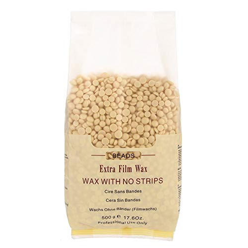GLAMOUROUI™ Beauty Hard Pearl Depilatory Pastilles Wax Beans For Arms, Legs, Body Hair Removing Beeswax Pellets, Brazilian Granules Waxing For Painless Hair Removal (500 Gram)