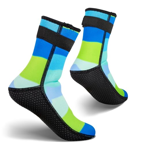 Pippia Kids Water Socks, Anti-Slip Quick-Dry Barefoot Beach Sand Neoprene Socks 3mm for Toddler & Children,Girls,Boys,Youth 2XS[US Kids:10-12.5] by Pippia - Image 4