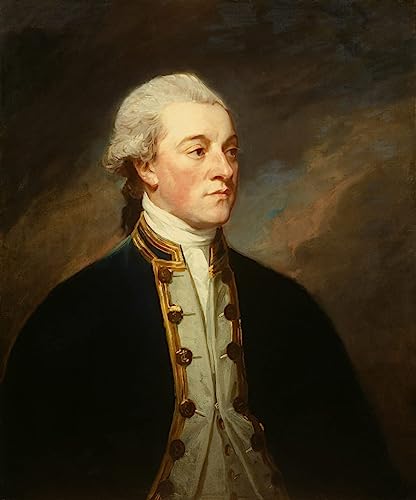 Image sur Toile Nordique Portrait Capitaine George Romney pour Chambre
