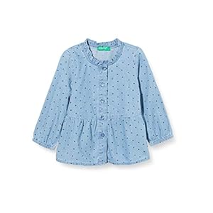 United Colors of Benetton Baby-Mädchen Camicia Bluse