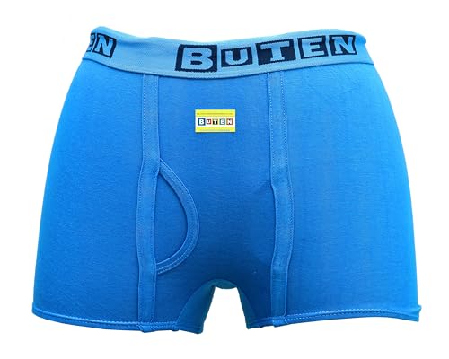 Image of BUTEN Pack of 5 Slim Fit Pure Cotton Mini Trunks स्लिम फिट ट्रंक जंगिया