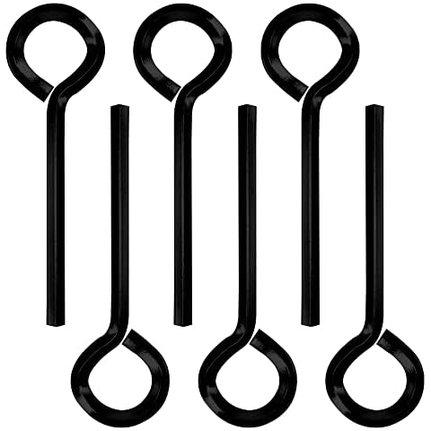 Alamic 5/32 inch Standard Hex Dogging Key Allen Wrench Door Key for Push Bar Panic Exit Devices - 6 Pack(Black) Cover