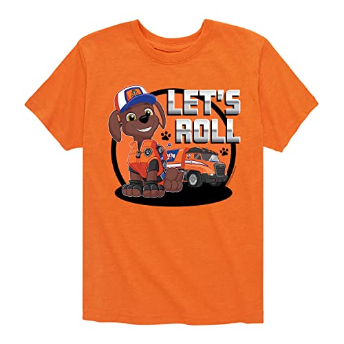 HYBRID APPAREL - Paw Patrol - Let's Roll Zuma - Toddler and Youth Short Sleeve Graphic T-Shirt