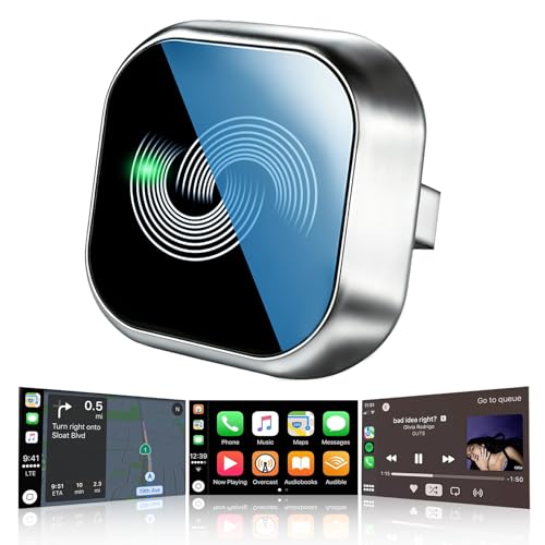Kcovez 2-in-1 Wireless CarPlay Adapter