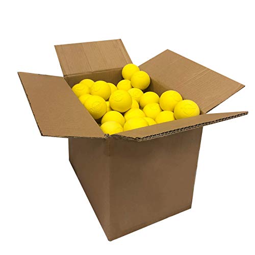 Velocity Lacrosse Balls - 120 Packs - Official NFHS and College Approved Size - Yellow