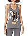 STAR WARS Women's Halloween Darth Vader Coffin Racerback Tank Top - Gray Heather - Large