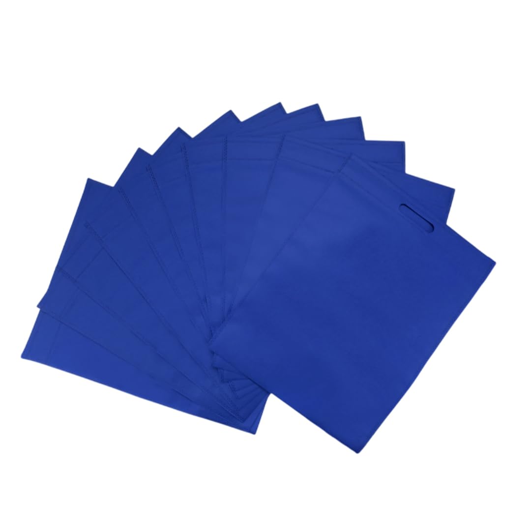 Pack of 50 Blue Coloured 50x40cm Non Woven Bags wtih Carry Handles