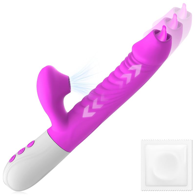 thrusting sucking vibrator Wireless Remote Wearable Automatic Thrusting Vibrator Dildo G Spot Cli –  Honeyloveyou main image 1