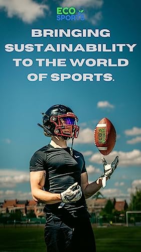 Eco Sports Vegan Leather Pee Wee Football - Small Size 5 Football - Sustainable American Football Balls For Kids #TOP1