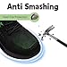 Imagen de Zapatos de Seguridad para Mujer Zapatillas de Trabajo Hombre Zapatillas de Seguridad Calzado de Trabajo Deportivas Zapatos de Protección Antideslizante Unisex 38 Negro Verde
