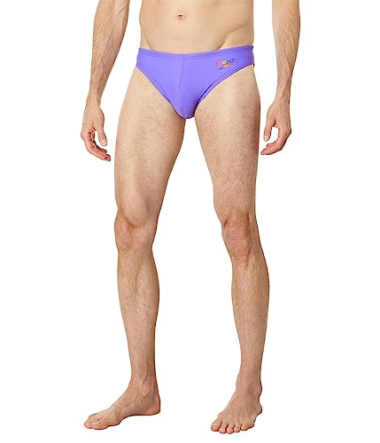 Speedo Herren Powerflex Eco Solar Badehose, 2023 Pride Wicked Purple, 28 – Ansicht 1