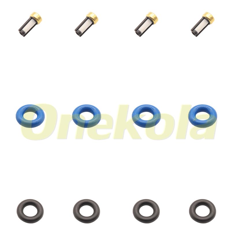 Fuel Injector Service Repair Kit Filters O Rings Seals Grommets for Renault KANGOO/Express/Rapid Dacia Duster IWP-217 75112217 - (Color: 20 Piece Set)