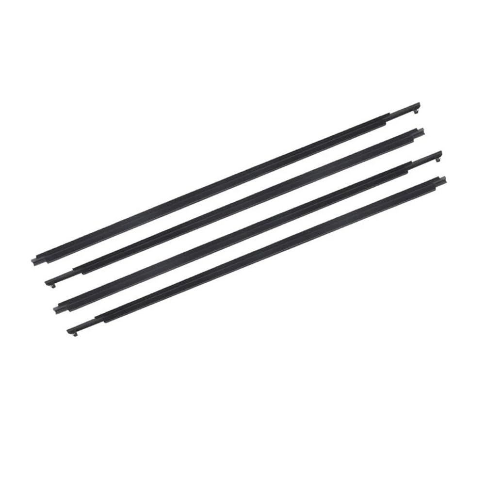 Mltlkppvng 2010-2020 Car Seal Strip 4Pcs/Set Car Window Molding Trim Deflector Rain Weatherstrip Seal Belt For Toyota For Prado 2003-2009 (2010-2020)