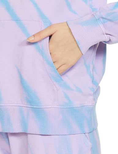 Image of Amazon Brand - Symbol Women Cotton Hooded Relaxed Fit Sweatshirt (Tie-Dye | Pullover) (Available in Plus Sizes)