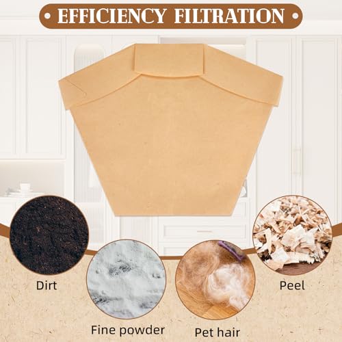 Image of 20 Pack Type Bp Vacuum Bags Compatible with Hoover C2401 Shoulder Vac & Backpack Vacuum Cleaner, Replace Part #401000BP 1ke2103000 41240202