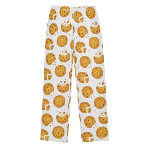 Boys' Pants Cookies Chocolate Crumb Long Bottoms Jogger Pants Elastic Waist Trousers with Pockets S-XL