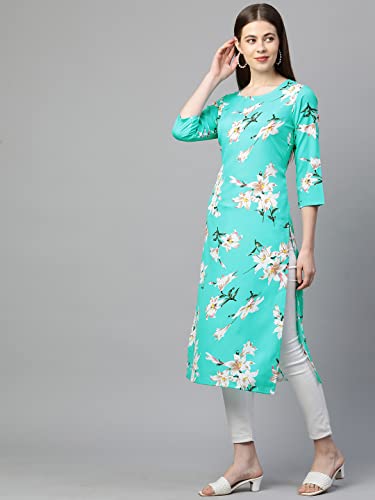 Image of ANNI DESIGNER Women's Crepe Printed Regular Kurta