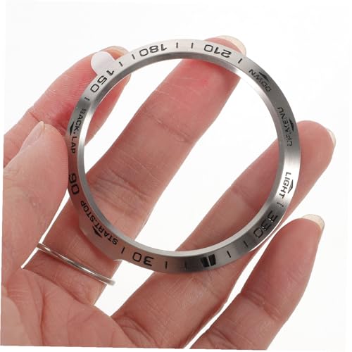 Protector de bisel de metal Alipis anillo de acero inoxidable para reloj deportivo 6X 3