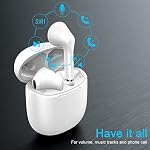Wireless Earbuds, yobola Bluetooth Earbuds, IPX5 Waterproof Wireless Headphones Touch Control, Bluetooth Headphones 5.1 Built-in Microphone, for Apple AirPods with Running/Fitness